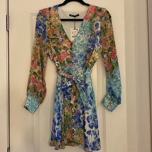 Zara FLORAL PRINT DRESS